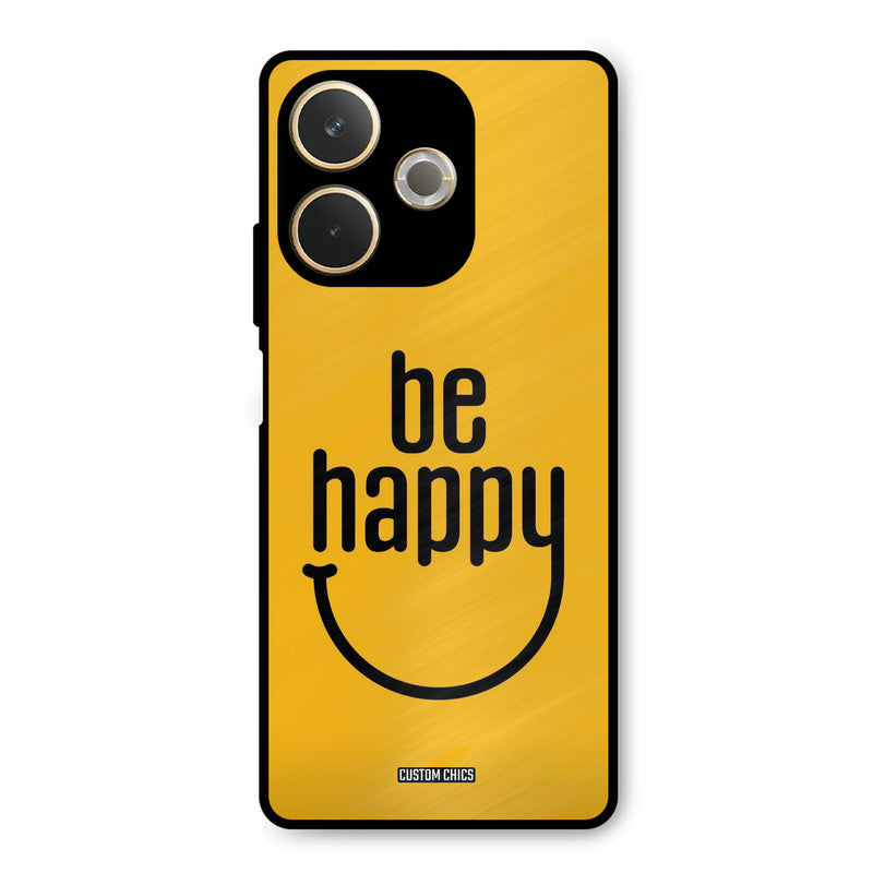 Be Happy Oppo A5 Pro Mobile Back Cover - Typography PrintShield Case