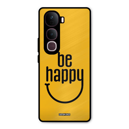 Be Happy Vivo Y400 Pro Mobile Back Cover - Typography PrintShield Case