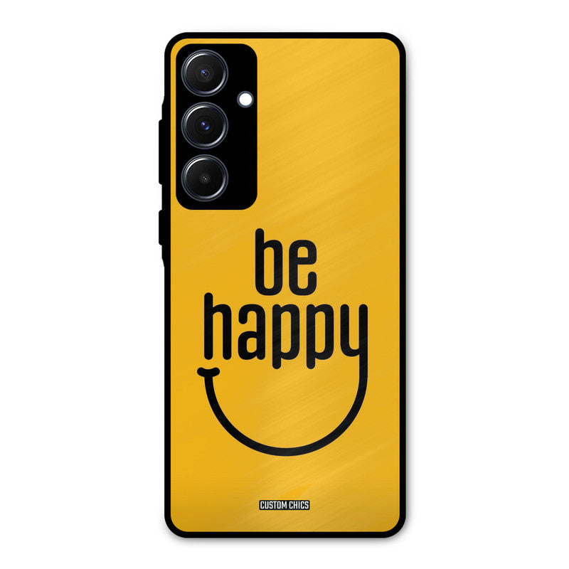 Be Happy Samsung Galaxy A55 5G Mobile Back Cover - Typography PrintShield Case