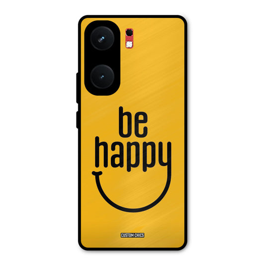 Be Happy iQOO Neo 9 Pro Mobile Back Cover - Typography PrintShield Case