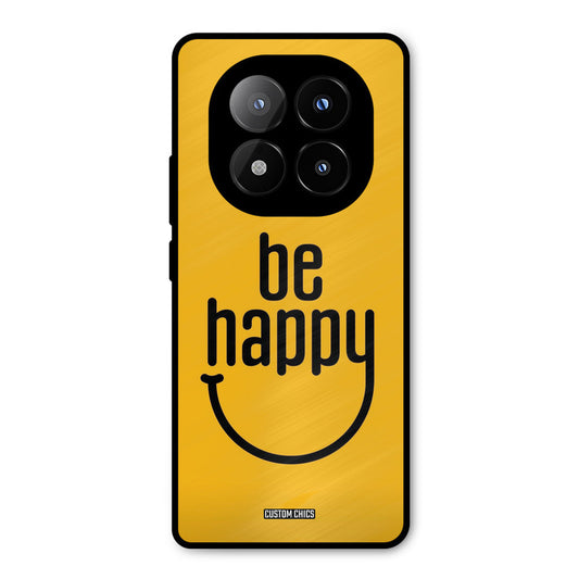 Be Happy Redmi Note 14 Pro Plus 5G Mobile Back Cover - Typography PrintShield Case
