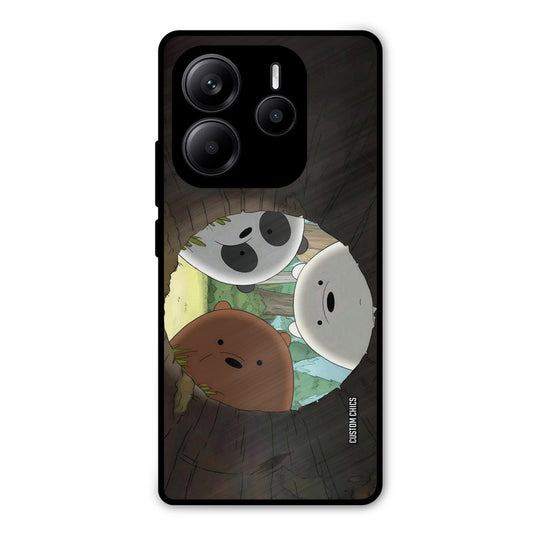 Bear Friends Redmi Note 14 Mobile Back Cover - Cute PrintShield Case