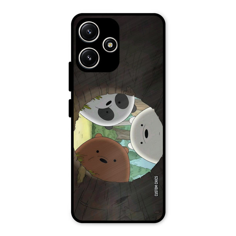 Bear Friends Redmi 12 5G Mobile Back Cover - Cute PrintShield Case