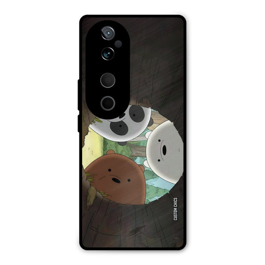 Bear Friends Vivo V40 Mobile Back Cover - Cute PrintShield Case