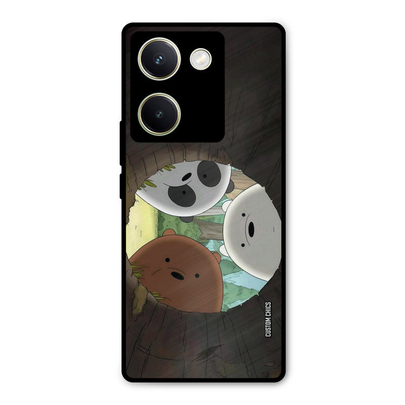 Bear Friends Vivo Y200 Pro Mobile Back Cover - Cute PrintShield Case