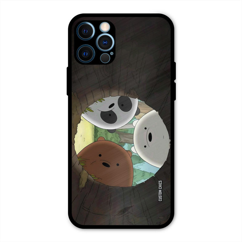 Bear Friends iPhone 12 Pro Max Mobile Back Cover - Cute PrintShield Case