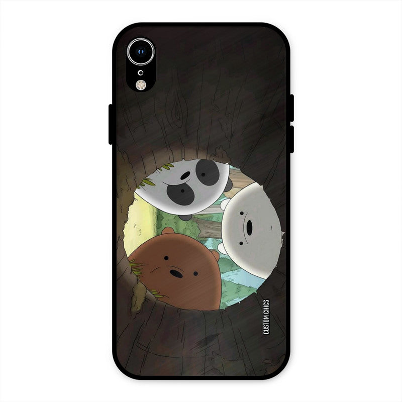 Bear Friends iPhone XR Mobile Back Cover - Cute PrintShield Case