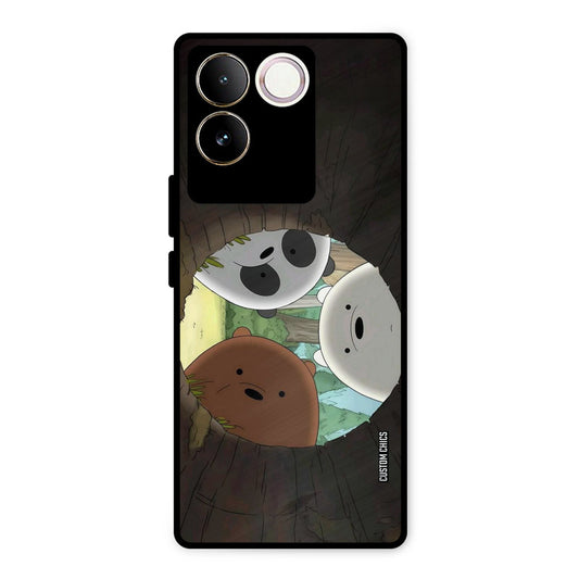 Bear Friends Vivo T2 Pro Mobile Back Cover - Cute PrintShield Case