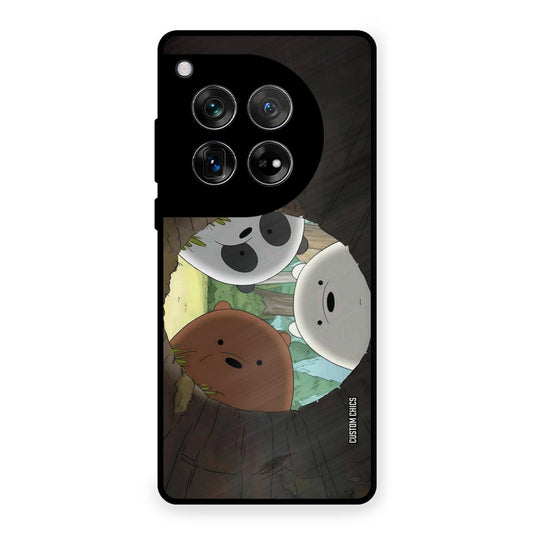 Bear Friends OnePlus 12 Mobile Back Cover - Cute PrintShield Case