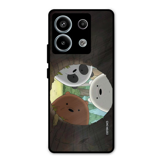 Bear Friends Redmi Note 13 Pro 5G Mobile Back Cover - Cute PrintShield Case