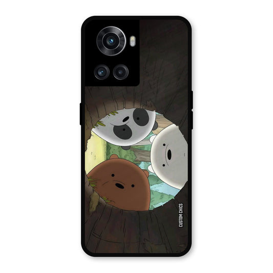 Bear Friends OnePlus 10R Mobile Back Cover - Cute PrintShield Case