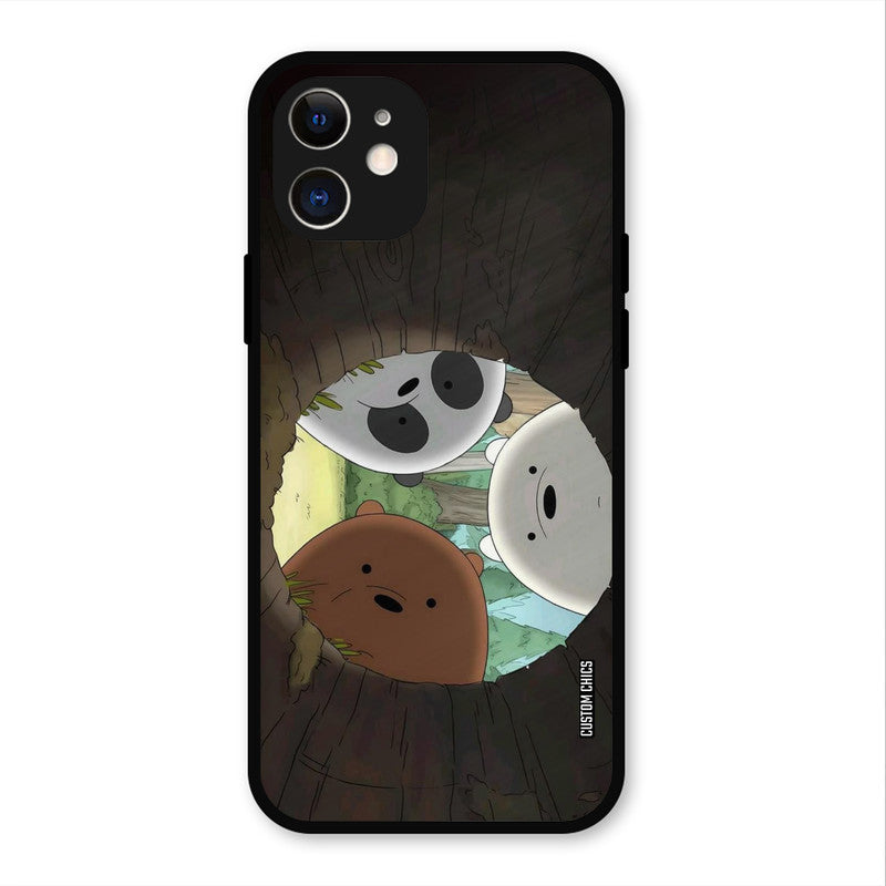 Bear Friends iPhone 12 Mobile Back Cover - Cute PrintShield Case