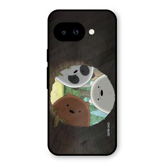 Bear Friends Google Pixel 9A Mobile Back Cover - Cute PrintShield Case