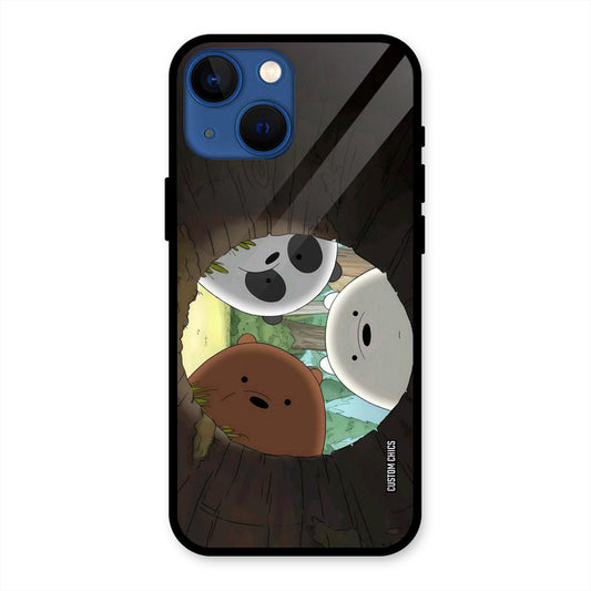 Bear Friends iPhone 13 Mini Mobile Back Cover - Cute PrintShield Case