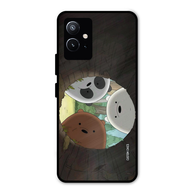 Bear Friends Vivo Y75 5G Mobile Back Cover - Cute PrintShield Case