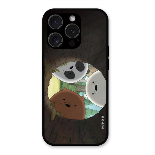 Bear Friends iPhone 15 Pro Mobile Back Cover - Cute PrintShield Case