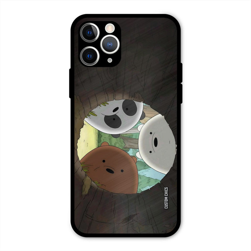 Bear Friends iPhone 11 Pro Max Mobile Back Cover - Cute PrintShield Case