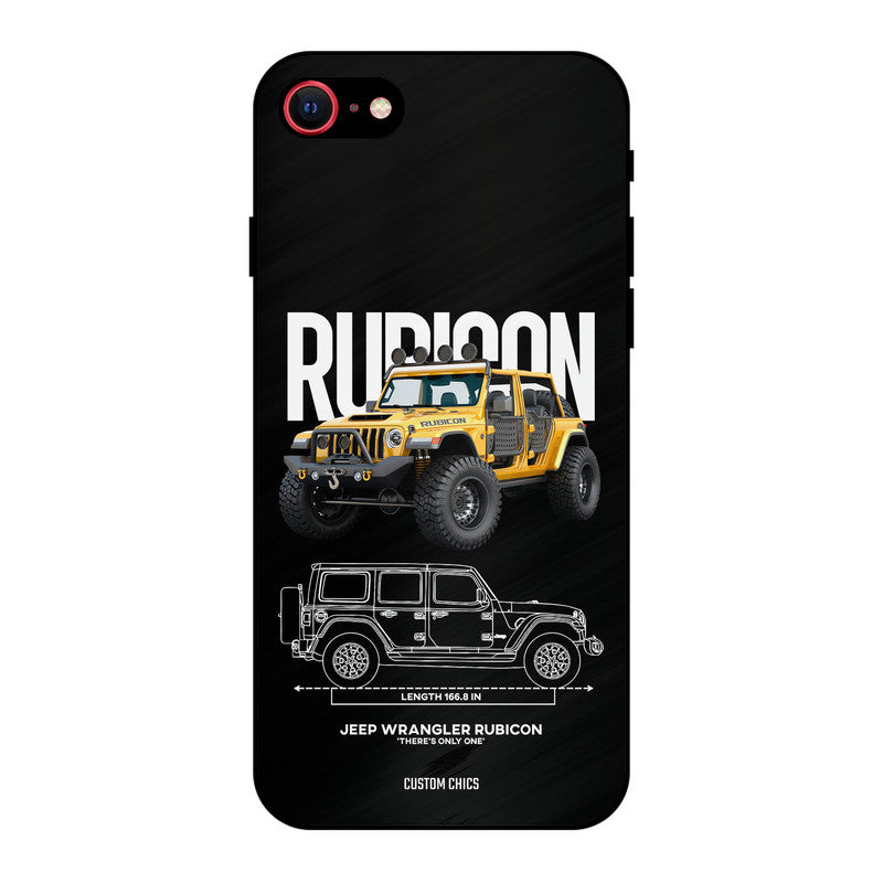 Beast Jeep iPhone SE 2020 Mobile Back Cover - Car&Bike PrintShield Case