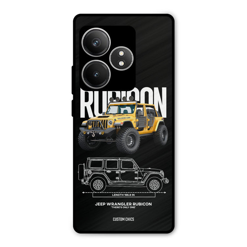 Beast Jeep Realme GT 6T Mobile Back Cover - Car&Bike PrintShield Case