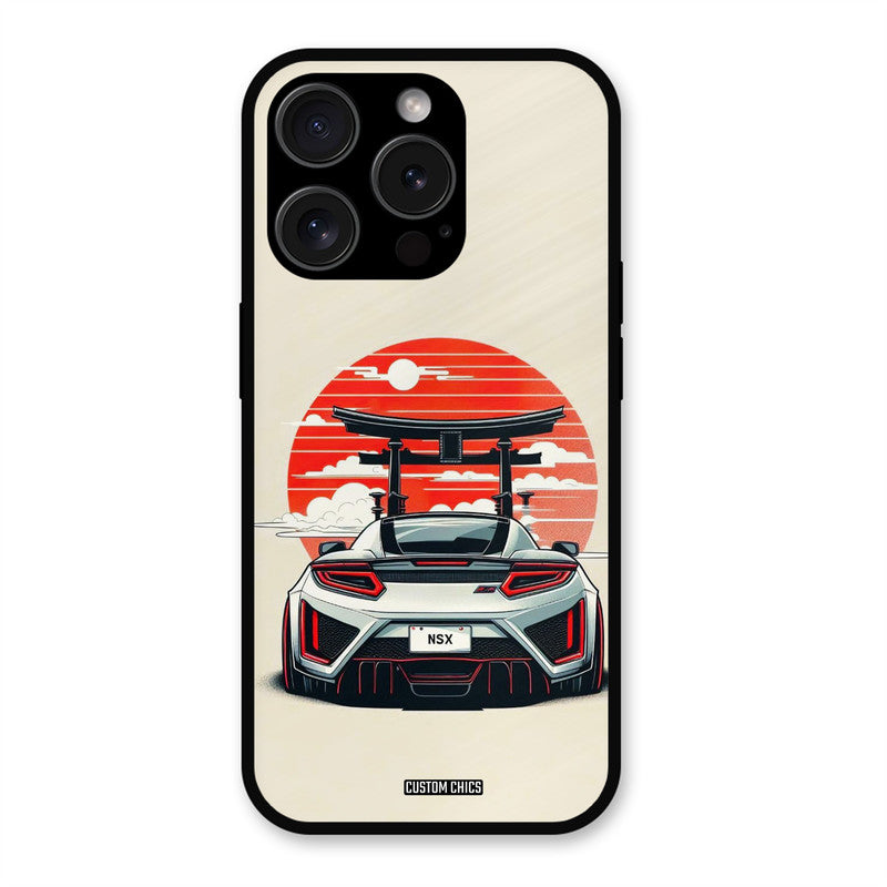 Beast NSX iPhone 15 Pro Mobile Back Cover - Car&Bike PrintShield Case
