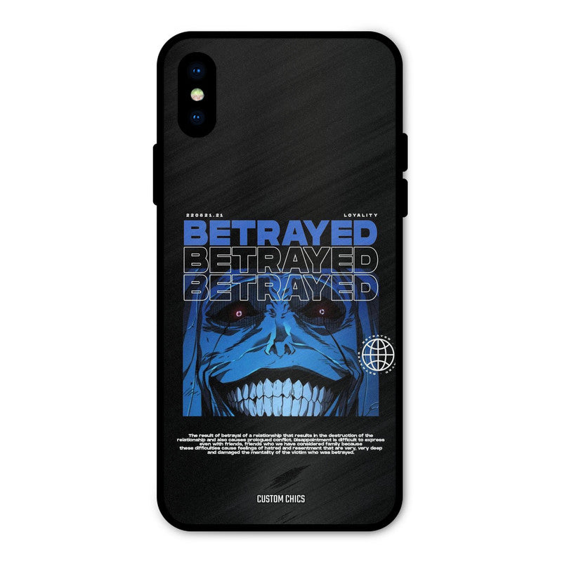 Betrayed Solo Levelling iPhone X Mobile Back Cover - Anime PrintShield Case
