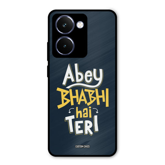 Bhabhi Hai Teri Realme P3 Ultra Mobile Back Cover - Typography PrintShield Case