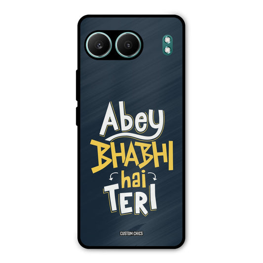 Bhabhi Hai Teri OnePlus Nord 4 Mobile Back Cover - Typography PrintShield Case