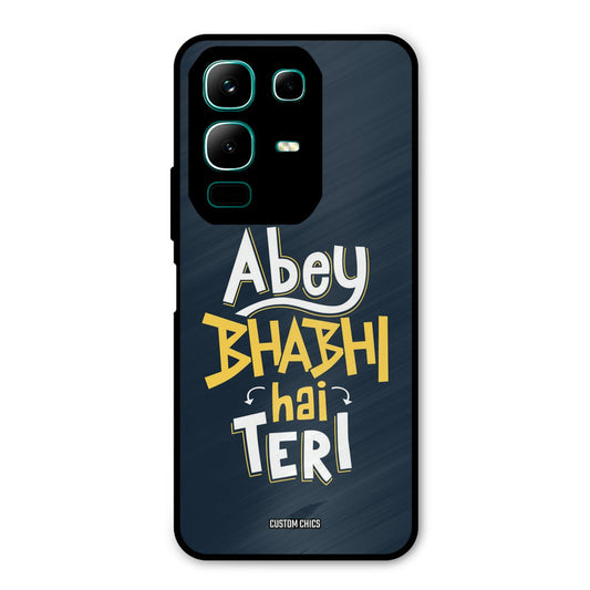 Bhabhi Hai Teri Infinix Note 50x Mobile Back Cover - Typography PrintShield Case