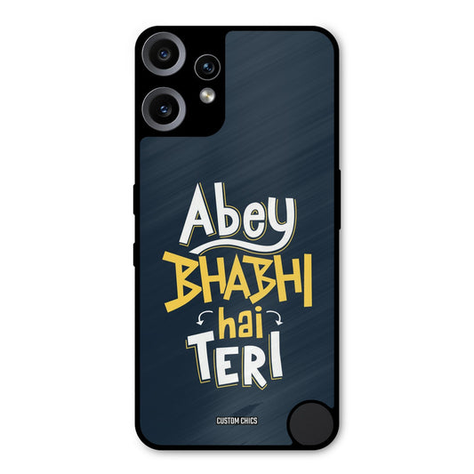 Bhabhi Hai Teri Nothing CMF Phone 2 Pro Mobile Back Cover - Typography PrintShield Case