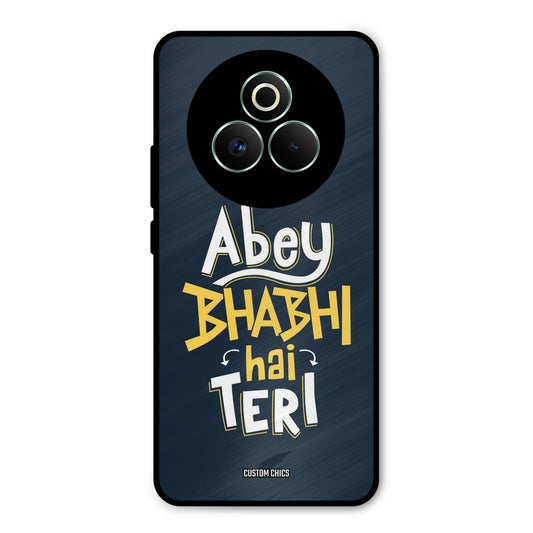 Bhabhi Hai Teri Realme P3 Pro 5G Mobile Back Cover - Typography PrintShield Case