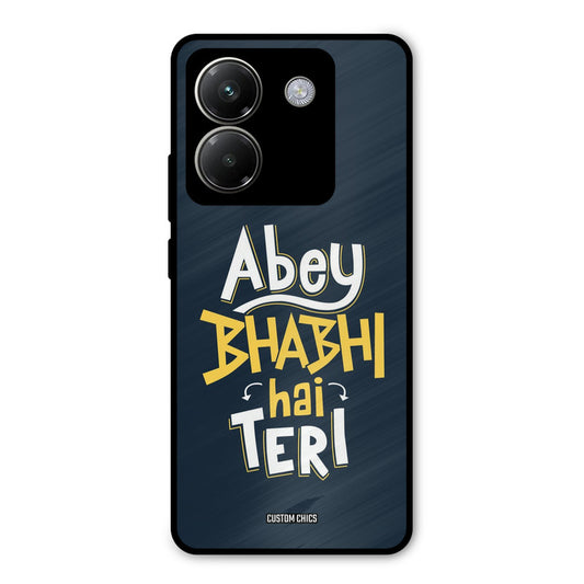 Bhabhi Hai Teri Poco M7 Pro Mobile Back Cover - Typography PrintShield Case