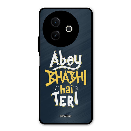 Bhabhi Hai Teri Vivo Y39 Mobile Back Cover - Typography PrintShield Case