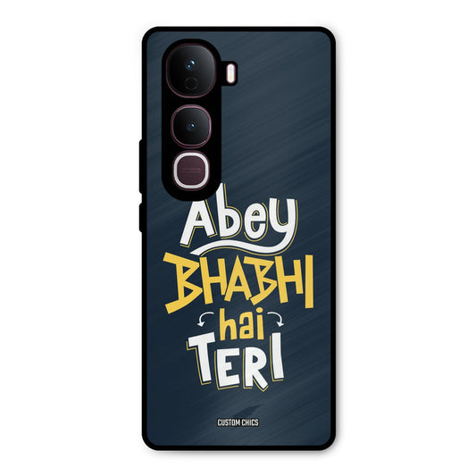 Bhabhi Hai Teri Vivo Y400 Pro Mobile Back Cover - Typography PrintShield Case