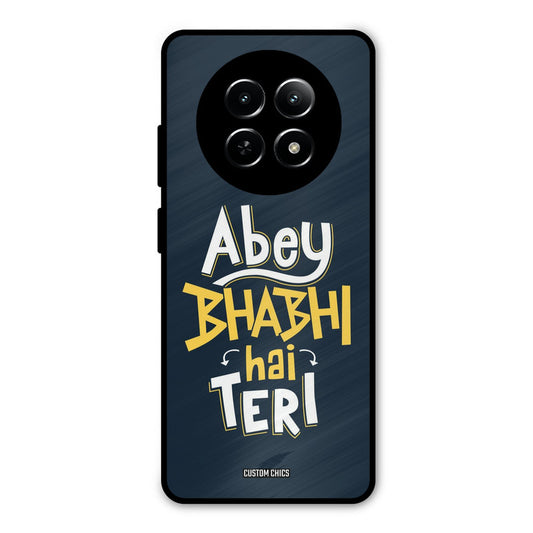 Bhabhi Hai Teri Realme Narzo N65 Mobile Back Cover - Typography PrintShield Case