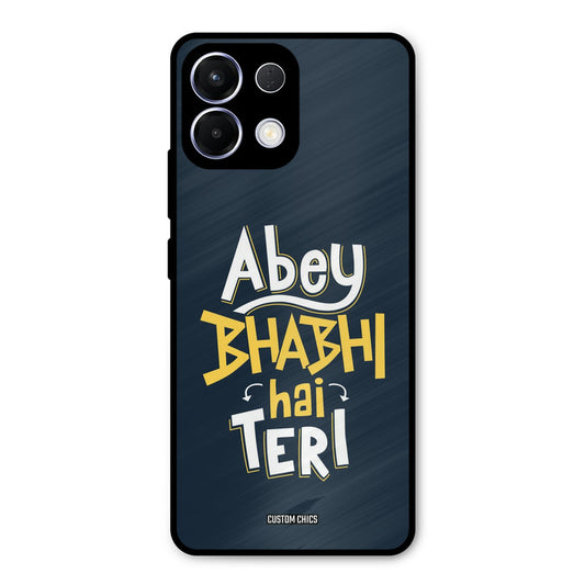 Bhabhi Hai Teri Oppo K13 5G Mobile Back Cover - Typography PrintShield Case