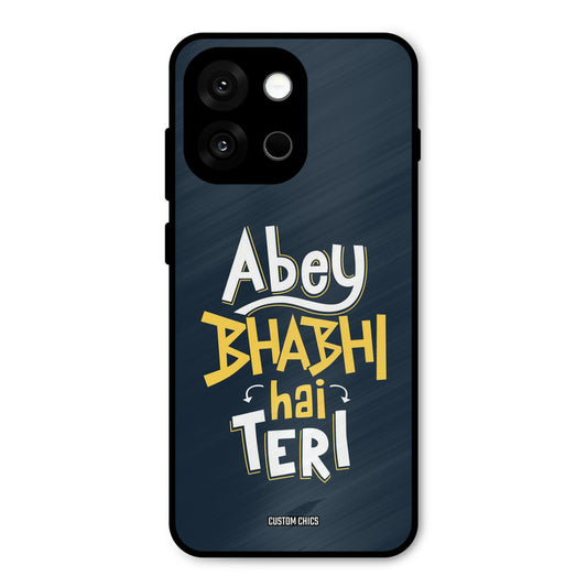 Bhabhi Hai Teri Oneplus 13s Mobile Back Cover - Typography PrintShield Case