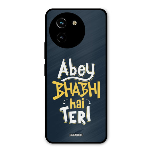 Bhabhi Hai Teri Vivo Y200i Mobile Back Cover - Typography PrintShield Case
