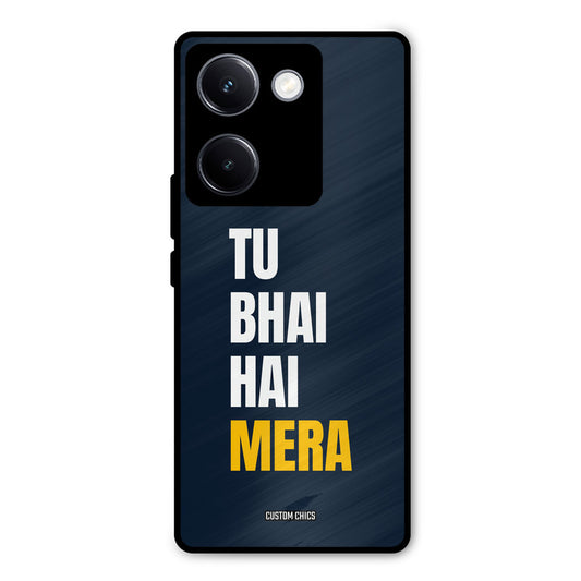 Bhai Hai Mera Vivo Y300 Plus Mobile Back Cover - Typography PrintShield Case