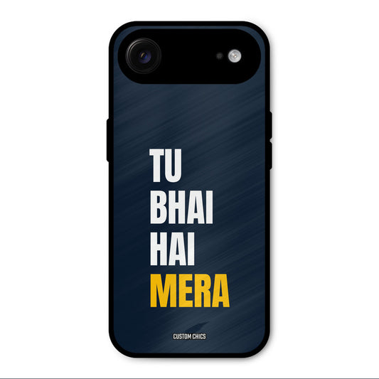 Bhai Hai Mera iPhone Air Mobile Back Cover - Typography PrintShield Case