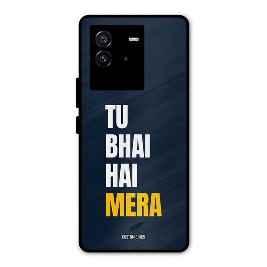 Bhai Hai Mera iQOO Neo 6 5G Mobile Back Cover - Typography PrintShield Case