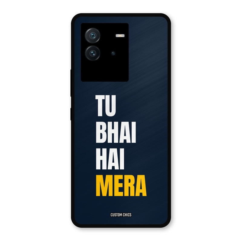 Bhai Hai Mera iQoo Neo 6 Mobile Back Cover - Typography PrintShield Case