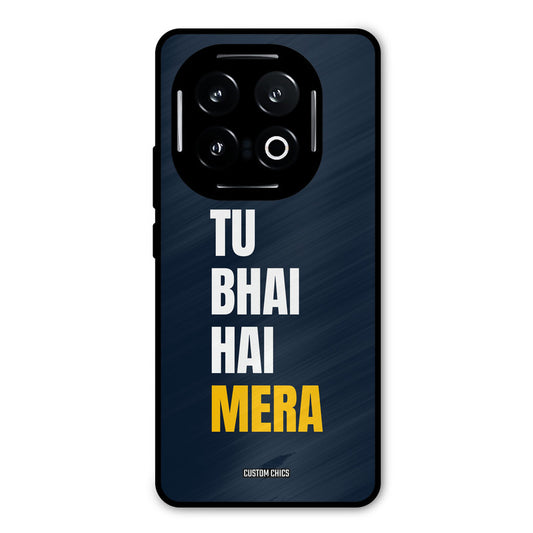 Bhai Hai Mera iQOO 13 Mobile Back Cover - Typography PrintShield Case