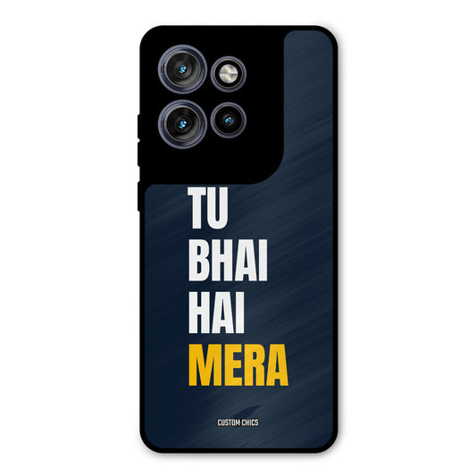 Bhai Hai Mera Motorola Edge 50 Neo Mobile Back Cover - Typography PrintShield Case