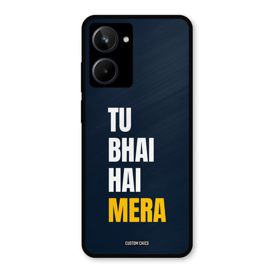 Bhai Hai Mera Realme 10 Mobile Back Cover - Typography PrintShield Case