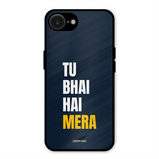 Bhai Hai Mera iPhone 16e Mobile Back Cover - Typography PrintShield Case