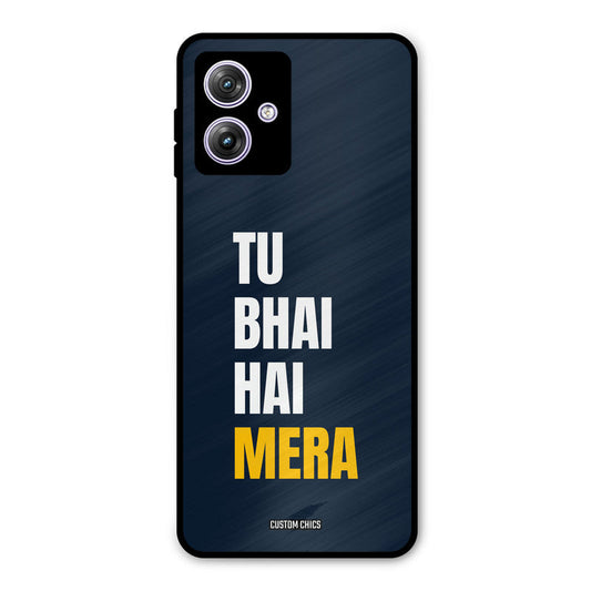 Bhai Hai Mera Moto G54 Mobile Back Cover - Typography PrintShield Case