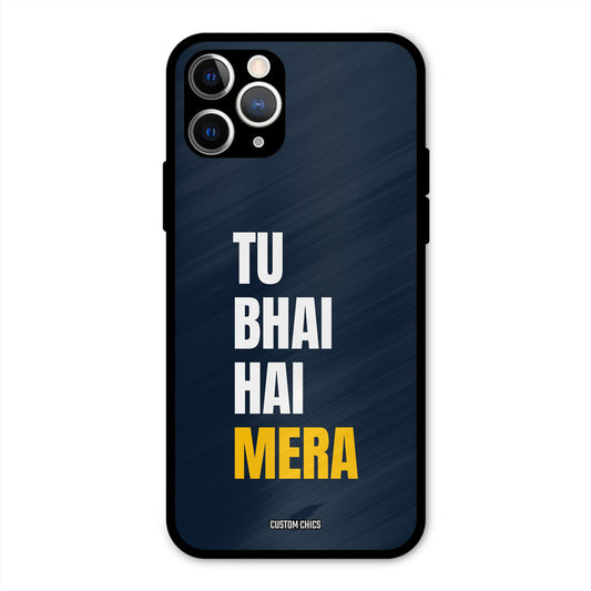 Bhai Hai Mera iPhone 11 Pro Mobile Back Cover - Typography PrintShield Case