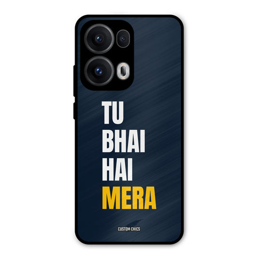 Bhai Hai Mera Oppo Reno 13 Pro 5G Mobile Back Cover - Typography PrintShield Case