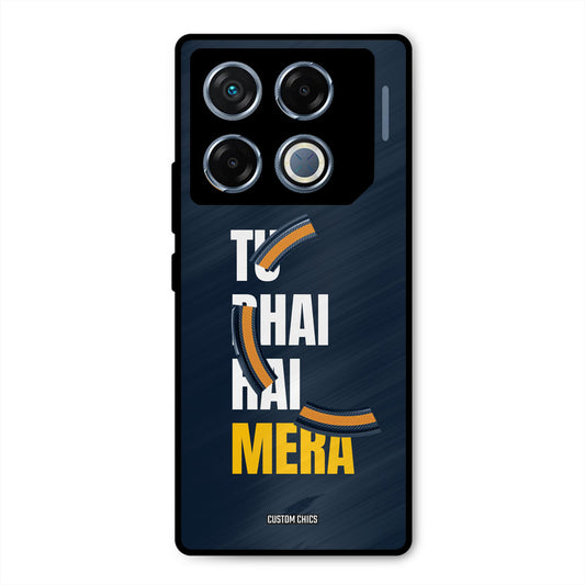 Bhai Hai Mera Infinix GT 20 Pro Mobile Back Cover - Typography PrintShield Case