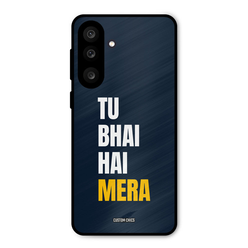 Bhai Hai Mera Samsung Galaxy M56 Mobile Back Cover - Typography PrintShield Case